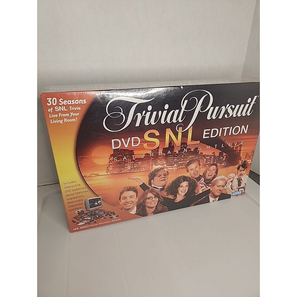 PARKER BROTHERS TRIVIAL PURSUIT DVD SNL EDITION SEALED GAME! Saturday Night Live